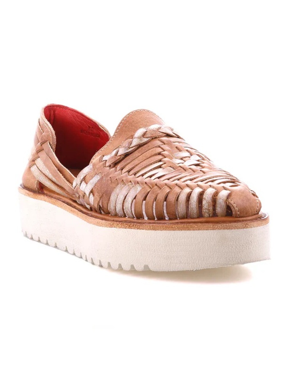 Bed|Stü Lizzie Sandals Woven Leather Platform Huarache Shoes Boho Artisan NIB - Picture 4 of 14